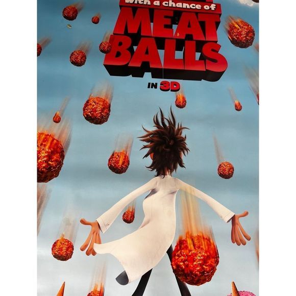 Cloudy with a Chance of Meatballs Original Movie Poster 40" X 27" - Picture 6 of 7